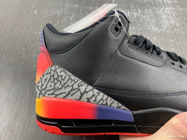 Bmlin Shoes Rio Balvin J 3 FN0344-001 x Jordan Air 0807